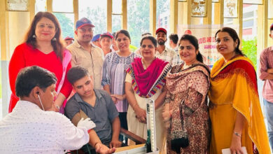 Nehru College celebrated NSS Foundation Day by organizing a health camp.