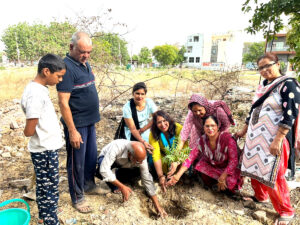On his birthday, he gave the message of preserving the environment by planting trees. 