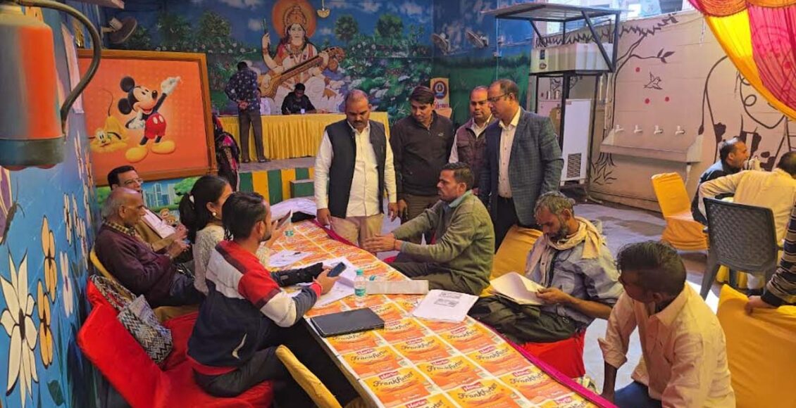 Testing and measurement camp organized for senior citizens and disabled people