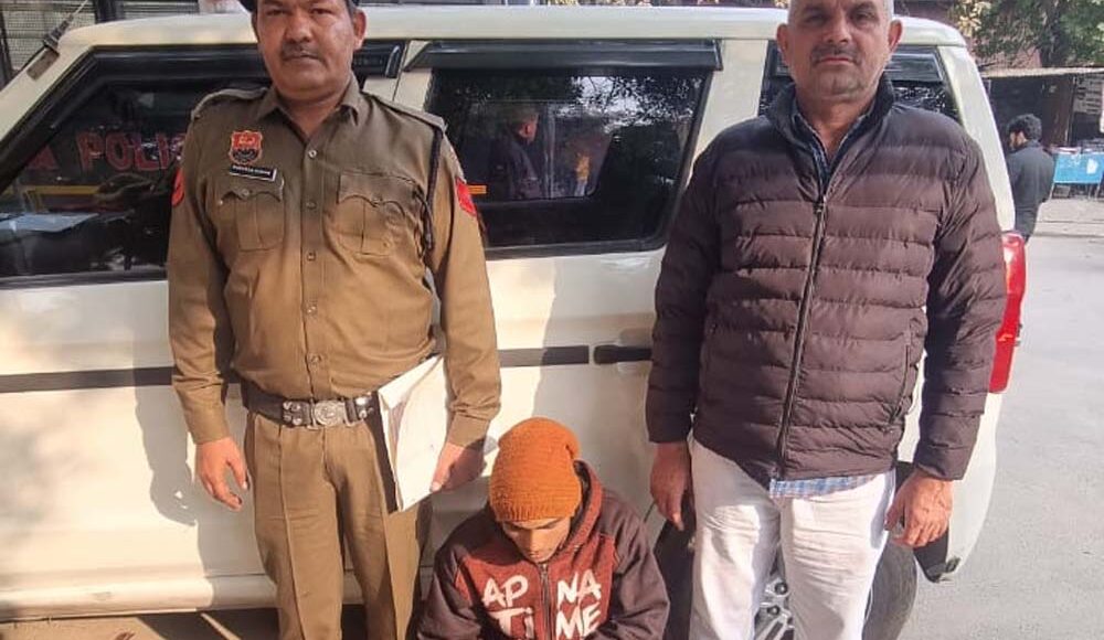 Crime Branch BORDER team of Faridabad arrested the accused of vehicle theft and recovered the scooty.