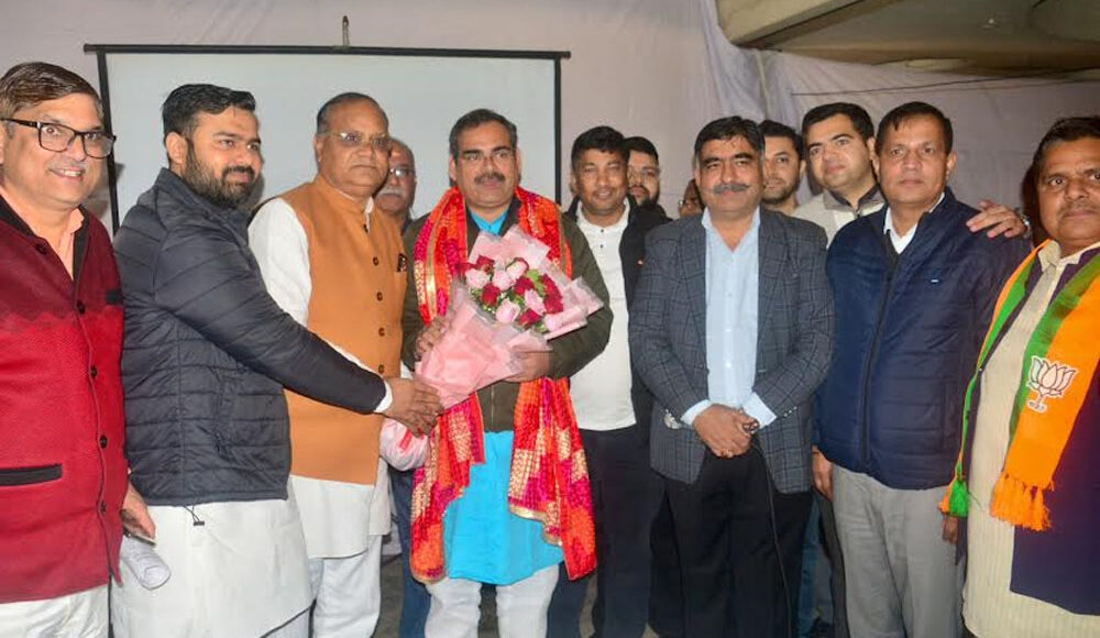 Special organization of 'Mann Ki Baat' in the presence of State BJP General Secretary Surendra Punia at BJP office located in Sector 16.