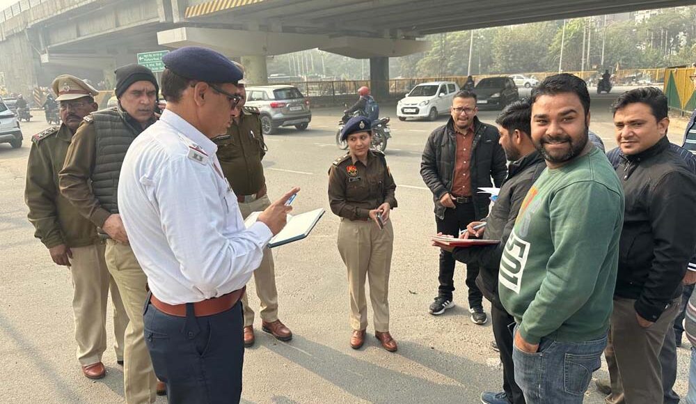 Traffic police along with NHAI and Smart City Control Room inspected the bypass road. Traffic signals and cameras will be installed after identifying the place.