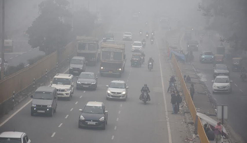 'Parts city' covered with fog throughout the day, Faridabad