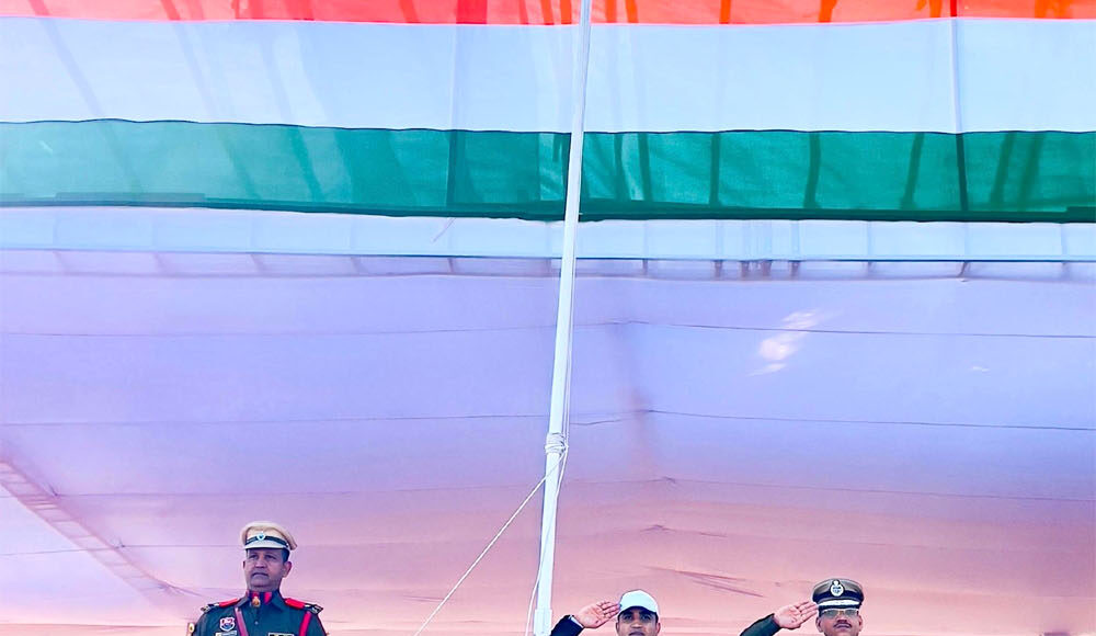 Police Commissioner Satendra Kumar Gupta inspected the security arrangements and rehearsal on the occasion of Republic Day.