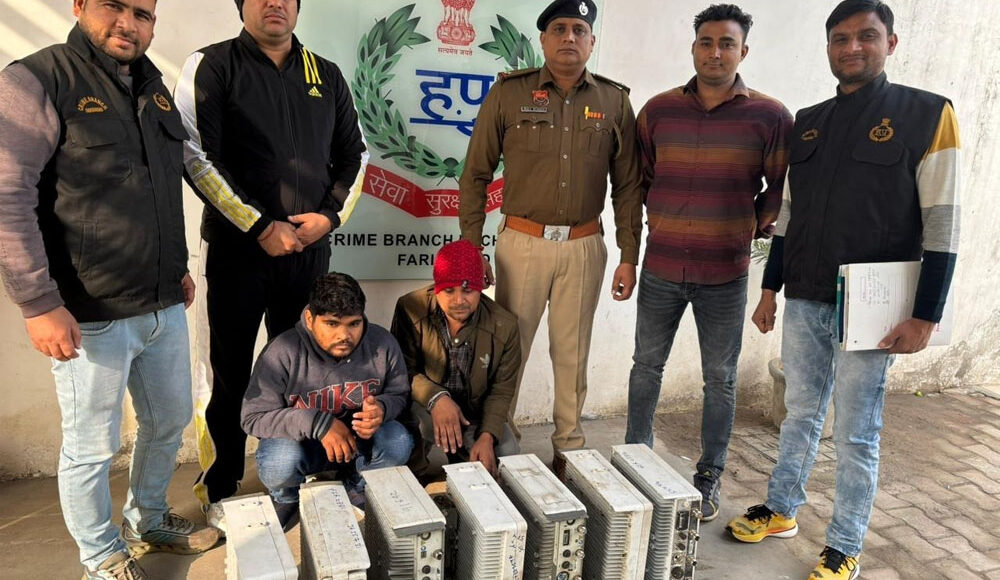 Crime branch team of Uncha village arrested Kabadi in case of theft from mobile tower.