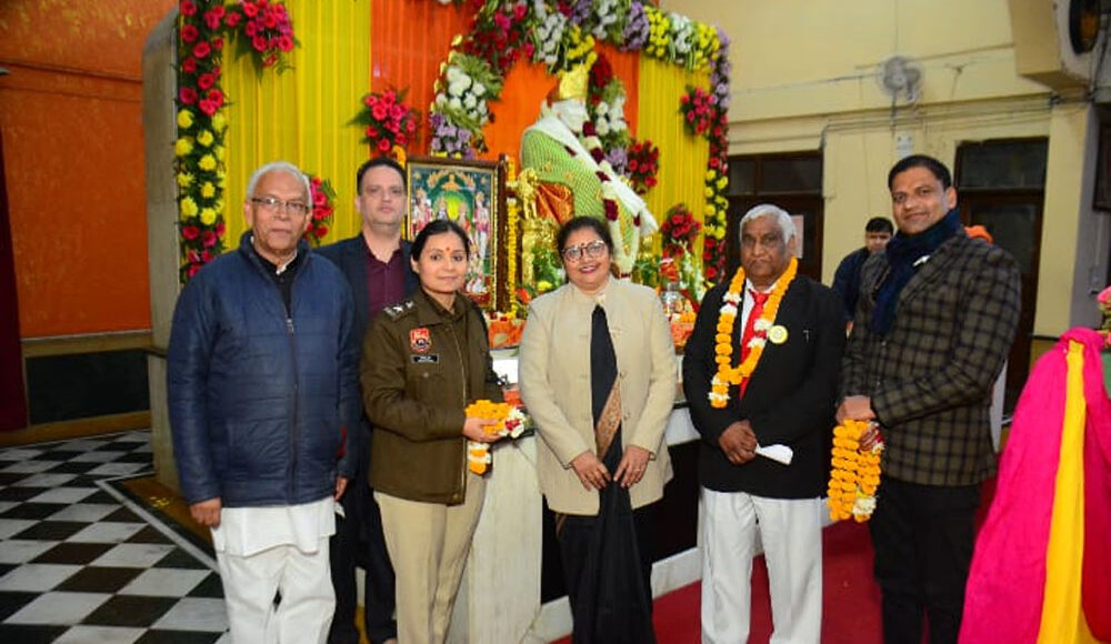 Road safety competition organized in Sai School to make children aware of traffic rules