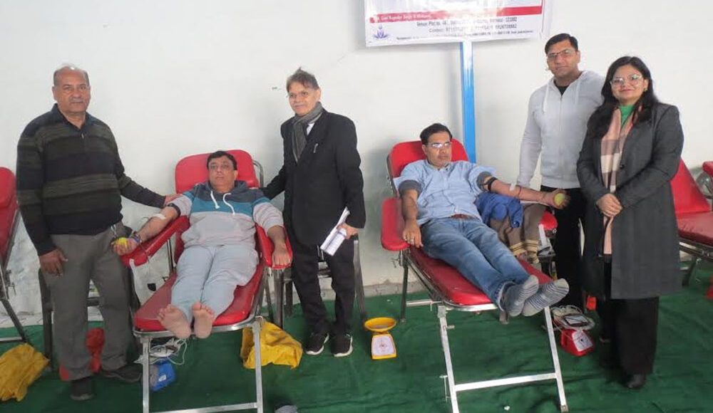 Blood donation camp dedicated to the birth anniversary of Netaji Subhash Chandra Bose