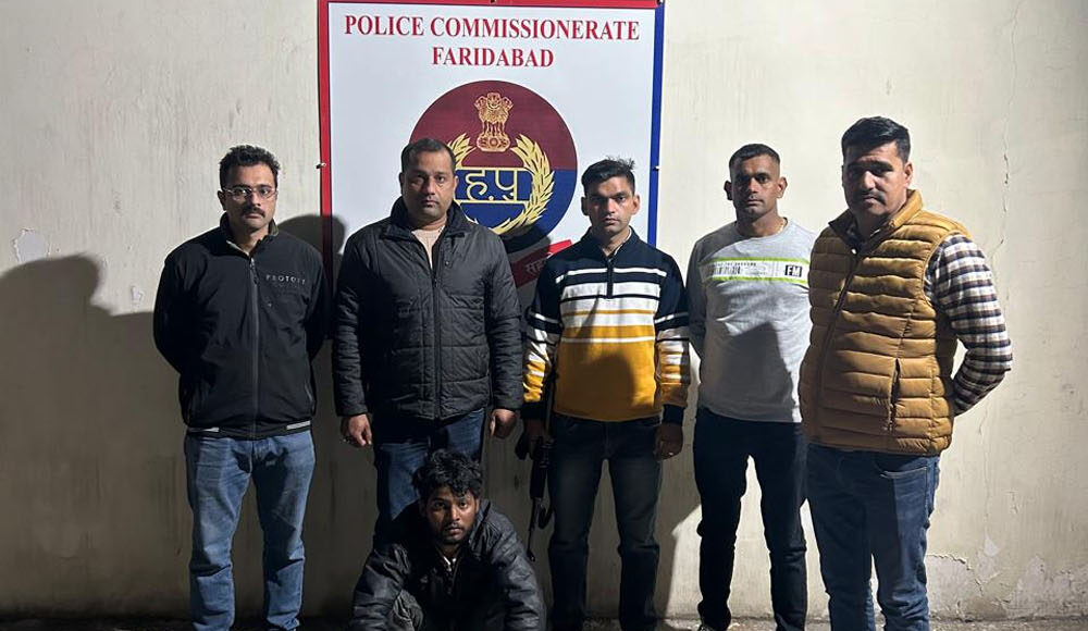 Crime Branch DLF team arrested the accused in the case of murder of minor girl in Dabua Colony.