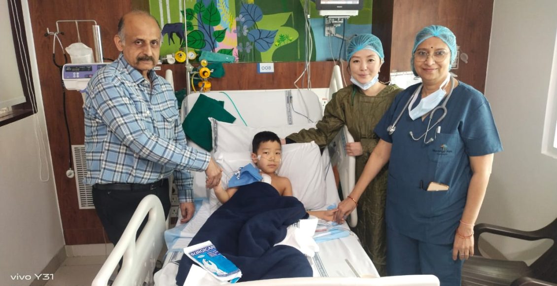 Cardiac surgery team successfully operated on leakage in the heart valve of a 6 year old child.