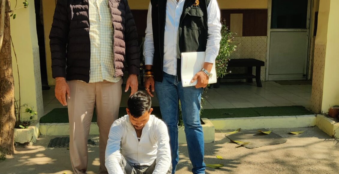 Crime branch team arrested 3 accused in 3 different cases along with country made pistol and live cartridges.