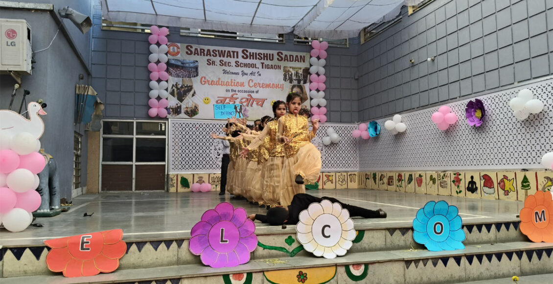 Grand celebration of Graduation Day at Saraswati Shishu Sadan, Tigaon – Little stars spread their shine