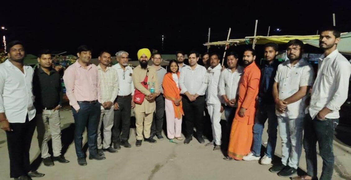 Yamuna Conservation Council Chairman Dr. Tarun Arora visited Yamuna Ghat with the delegation