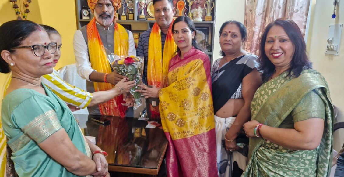 Grand welcome to newly appointed District President Vipin Baisla.