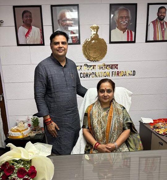 Faridabad will become a smart and world class city under the leadership of Praveen Batra Joshi