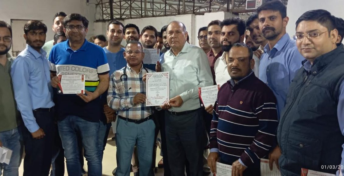 Blood donation and health check up camp organized by Sidwal Refrigeration Industries