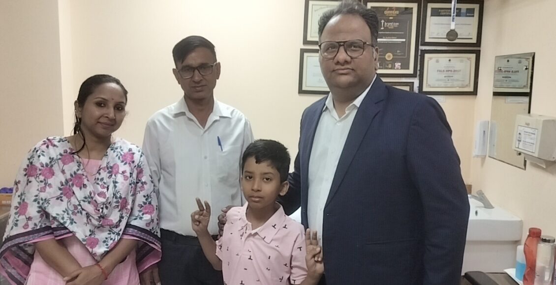 Successful operation of gallbladder of a 9 year old child: This problem can also occur in children