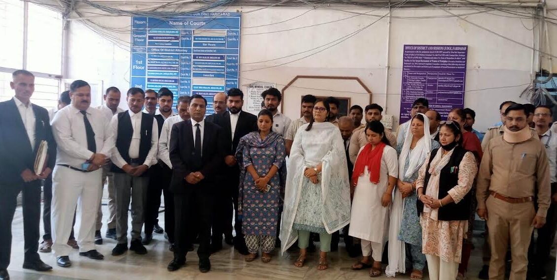 Tribute paid to innocent citizens killed in terrorist attack at District Court Complex, Faridabad