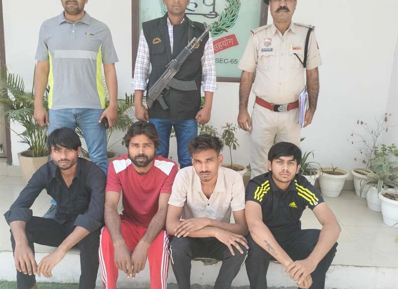 "मित्रा नू शोकं हथियारां दा" गाना गाकर हवाई फायरिंग के मामले में चारों आरोपी काबू, अपराध शाखा 65 ने ने कार्रवाई कर 2 को लिया पुलिस रिमांड पर