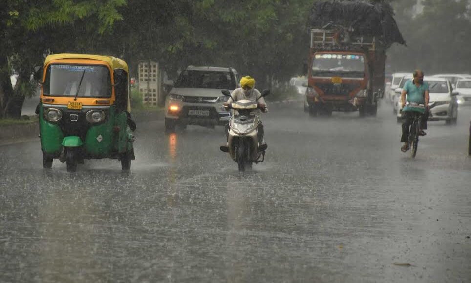 Sudden rain brought relief, strong winds uprooted trees and electric poles