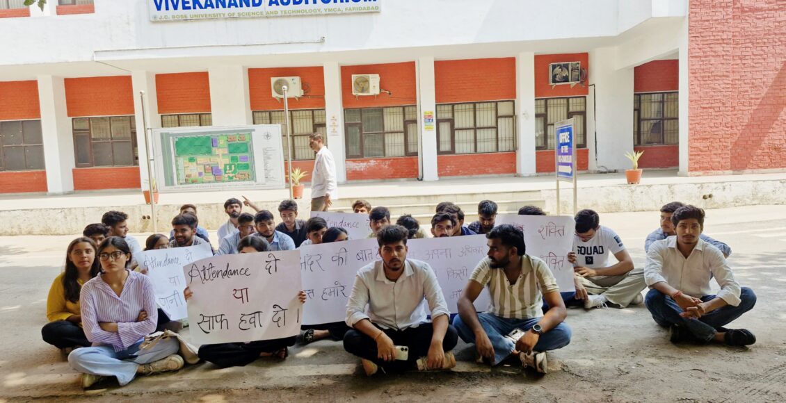 Administration scared of ABVP protest, decisions like four arrests, ban on media entry