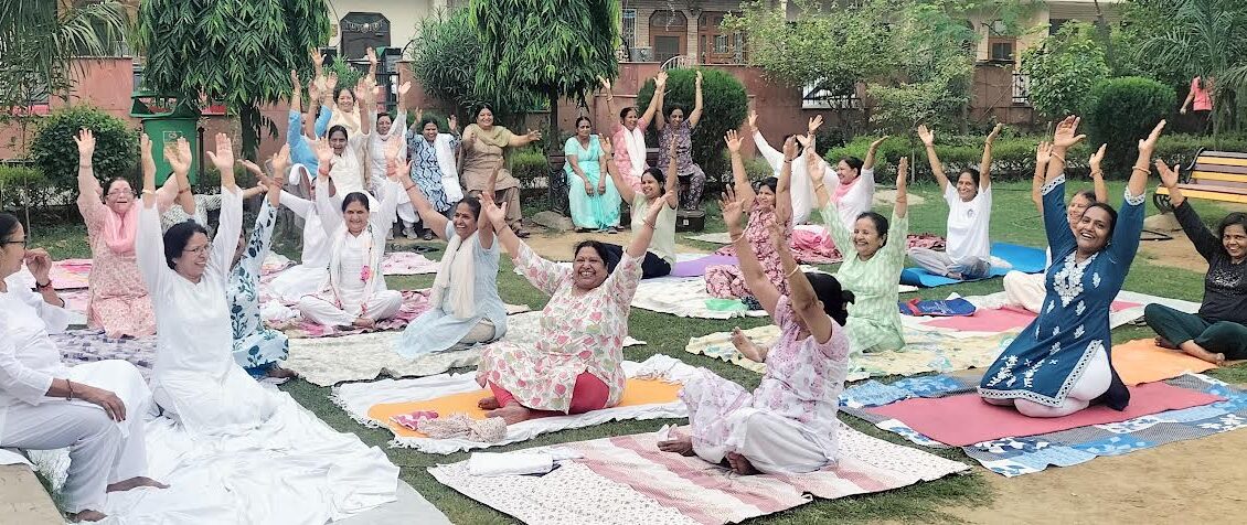 This year we will do yoga on the theme of Yoga for One Earth One Health: Poonam Arora