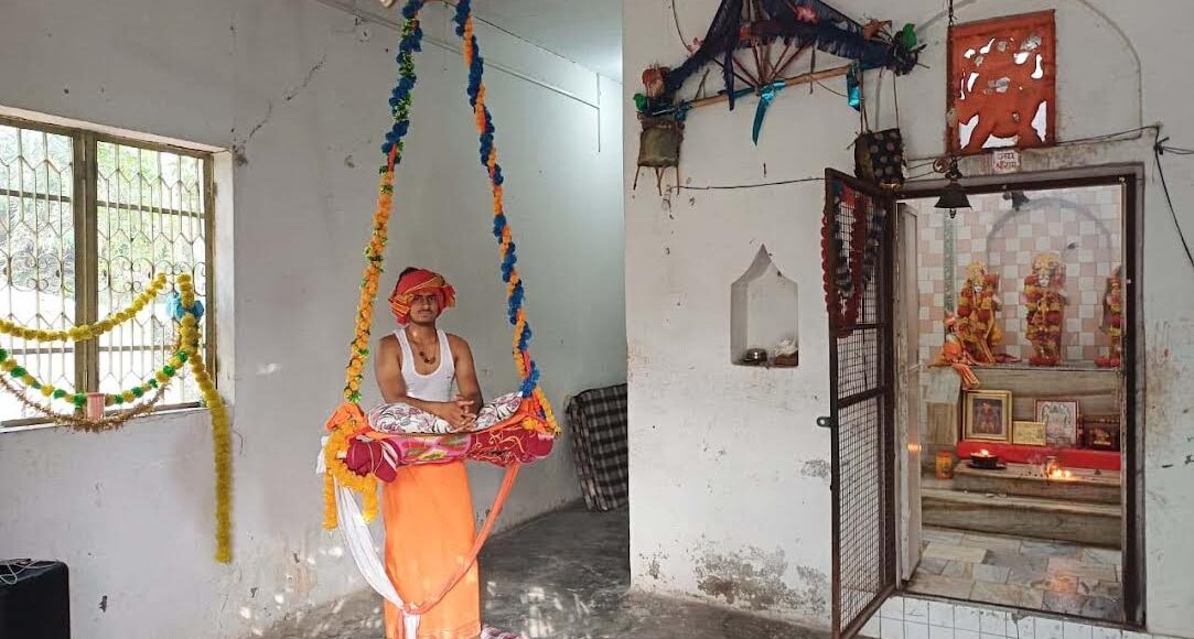 18 year old Shivam Bhagatji is doing penance standing