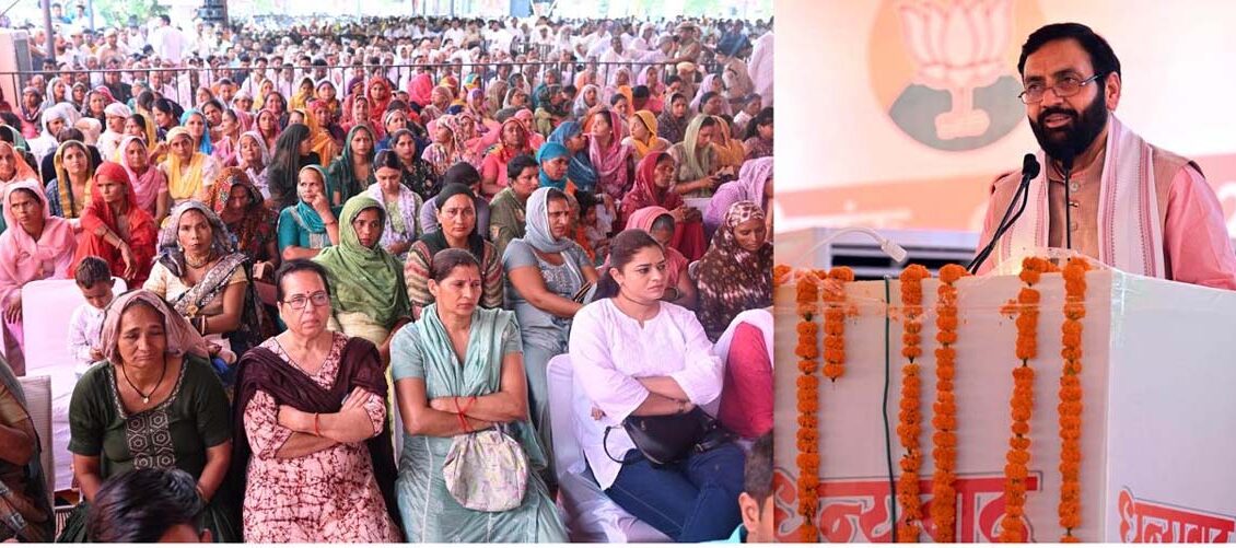 Palwal assembly constituency will take a new flight of development, Chief Minister announces development projects worth crores of rupees