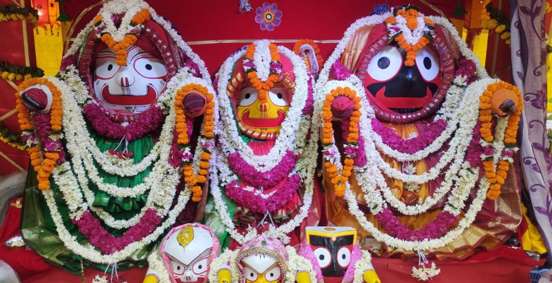 Grand 'Sunabhesha' Darshan of Lord Jagannath at Sri Jagannath Temple, Thyagaraja Nagar — 58th Rath Yatra organized in a grand manner