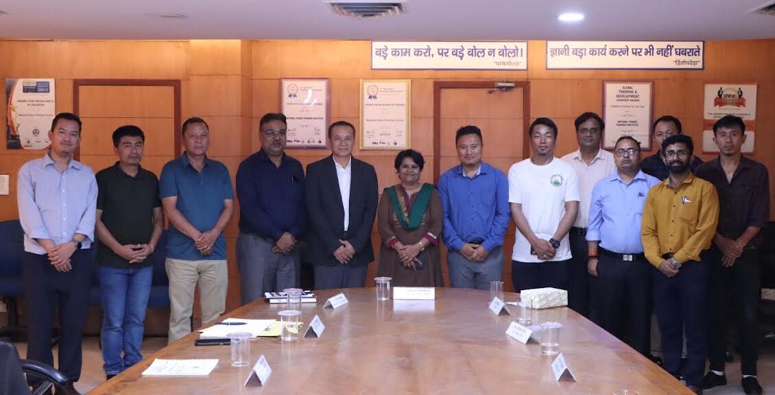 Delegation of Bhutan Power System Operator Company reached NPTI on a one day visit