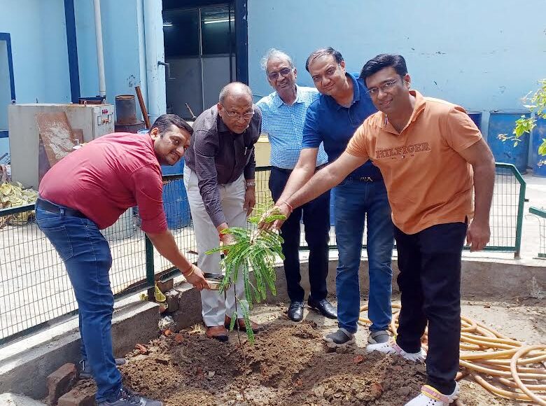 Industrialist Arun Bajaj planted a sapling on his birthday and dedicated 'a tree to mother'.