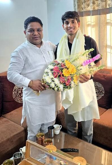 Anmol Jain made Ballabhgarh proud across the country by winning the medal: Manoj Aggarwal