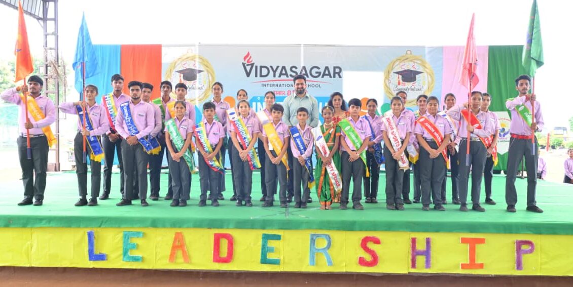 Selection of Head Girl and Head Boy in Vidyasagar International School, Gharauda