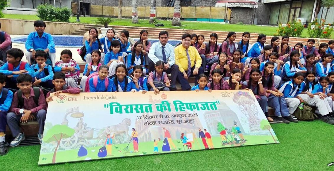 Painting competition organised at Hotel Magpie, students gave a wonderful performance