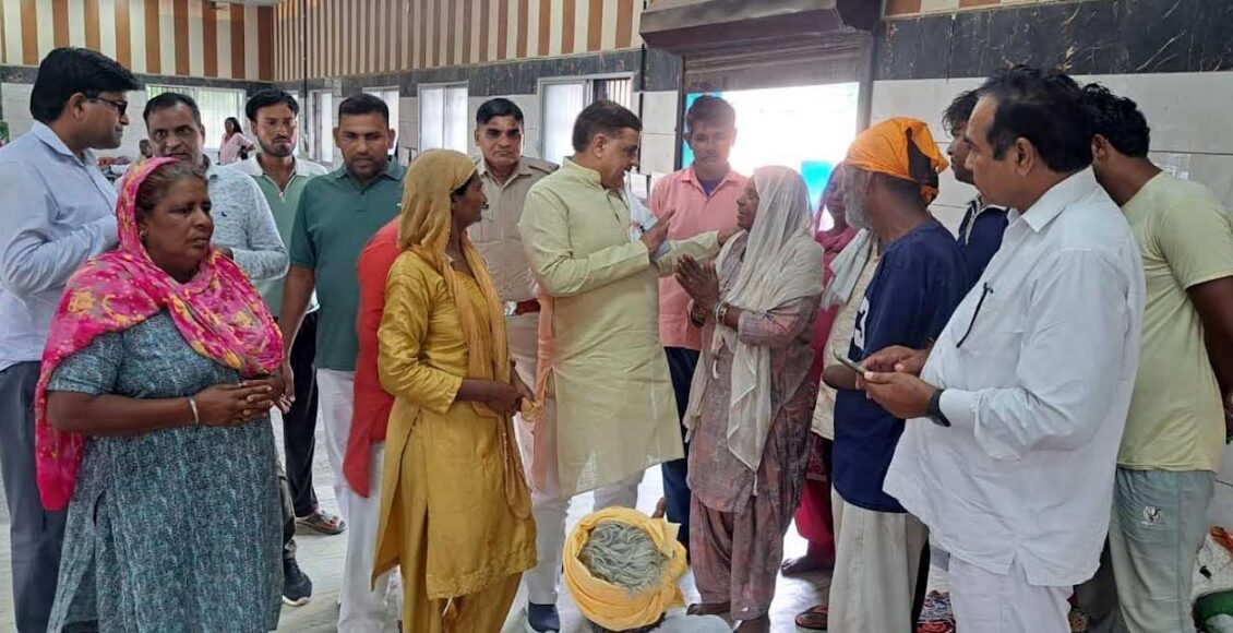 The BJP government is trying to provide all possible help to the flood victims: Pt. Tekchand Sharma