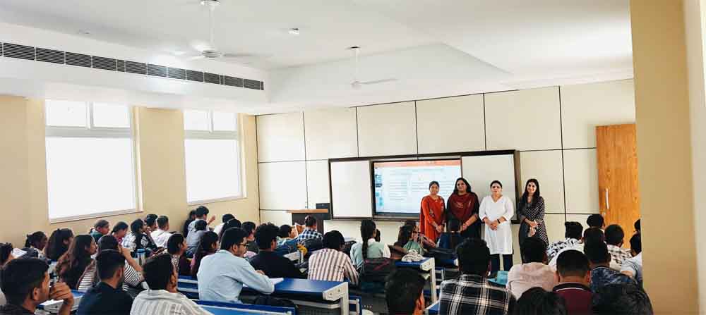 Guest lecture organised at Aggarwal College, Ballabhgarh