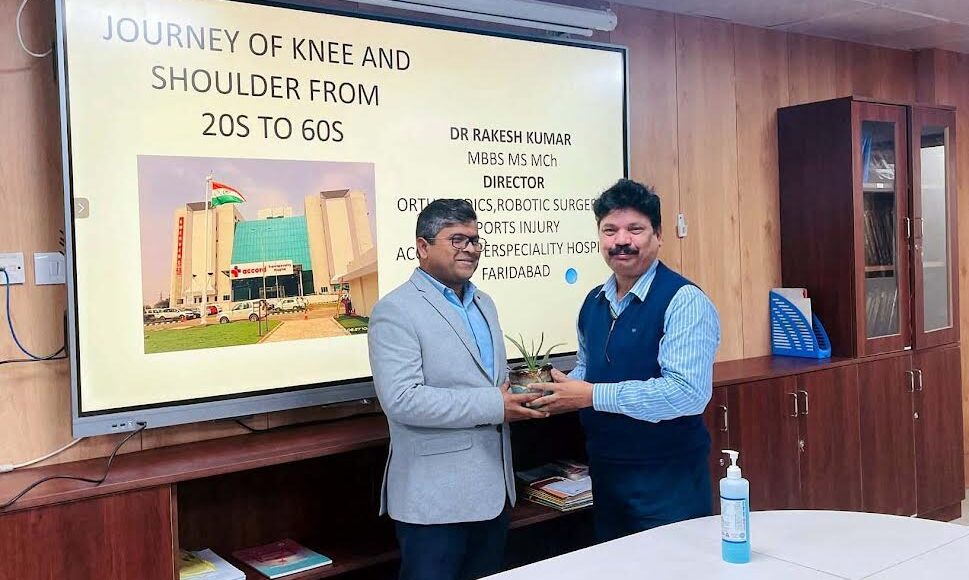 Do not ignore joint pain: Dr. Rakesh Kumar