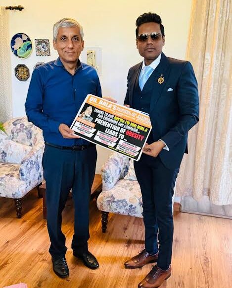 Additional Chief Secretary of Health extends support to Dr. Bala's obesity prevention health campaign