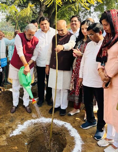 Planting trees is gratitude towards nature and responsibility for a green future: Krishan Pal Gurjar