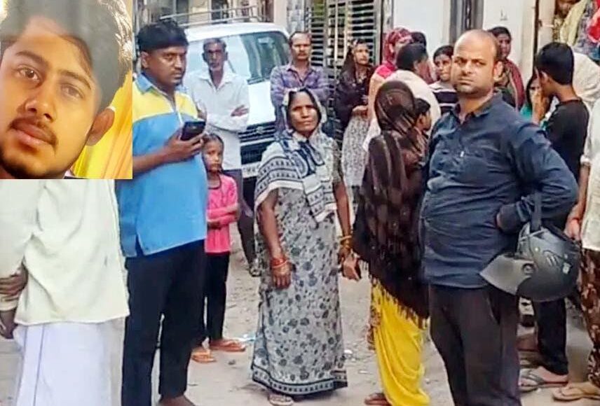 Troubled by blackmailing, a young man committed suicide by consuming poison.