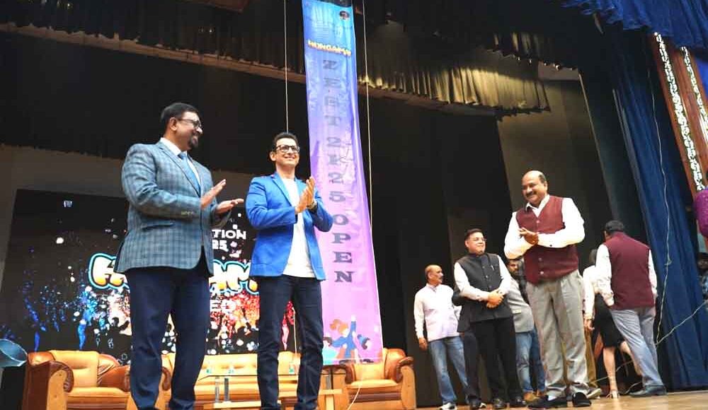 Actor Sharman Joshi inaugurates Zest Hungama 2025 at Lingaya's Vidyapeeth
