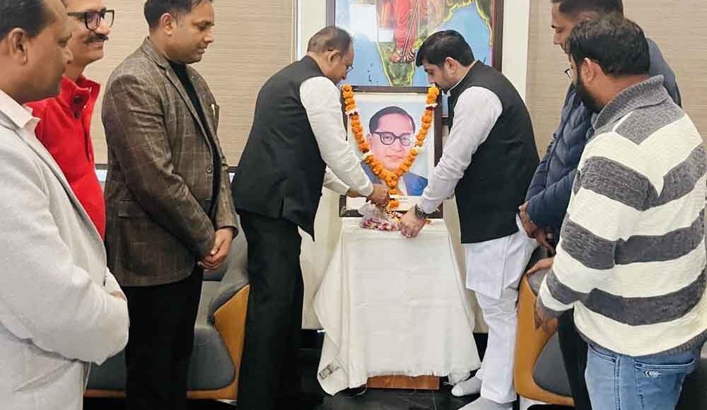 BJP pays emotional tribute to Baba Saheb Dr. Bhimrao Ambedkar on Mahaparinirvan Diwas