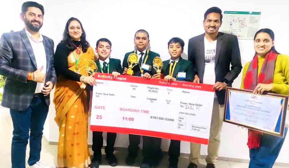 DPS Greater Faridabad shines at IIT Delhi, delivering a stellar performance in the Creative League finals.