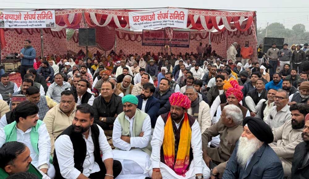 हमारे घर की एक ईट भी छूने की हिम्मत करेंगे तो हम दिल्ली कूच करेंगे - मुखिया गुर्जर