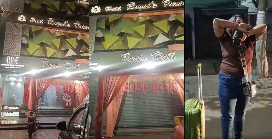 Police conduct 'midnight raid' at Hotel Royals Paradise: Action taken after shutters were pulled down, young women from Noida seen fleeing with their bags.