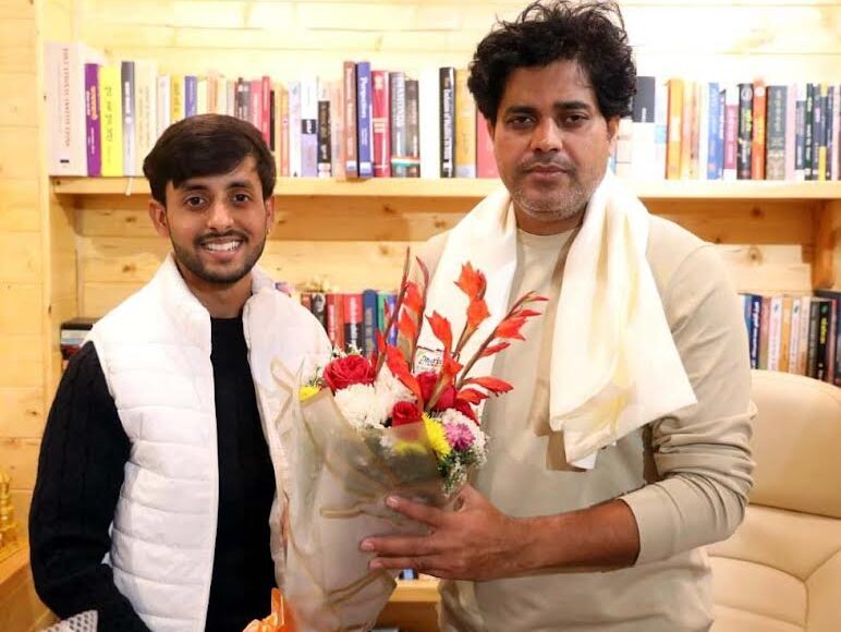 Congress leader Gaurav Chaudhary met Rajya Sabha MP Imran Pratapgarhi.