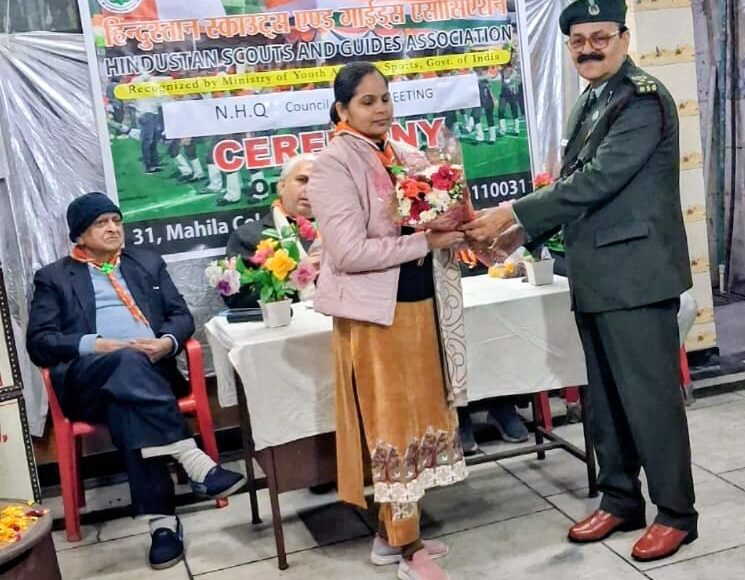 Sita Indivar from Palwal has become the National Vice President of the Hindustan Scouts and Guides Association.