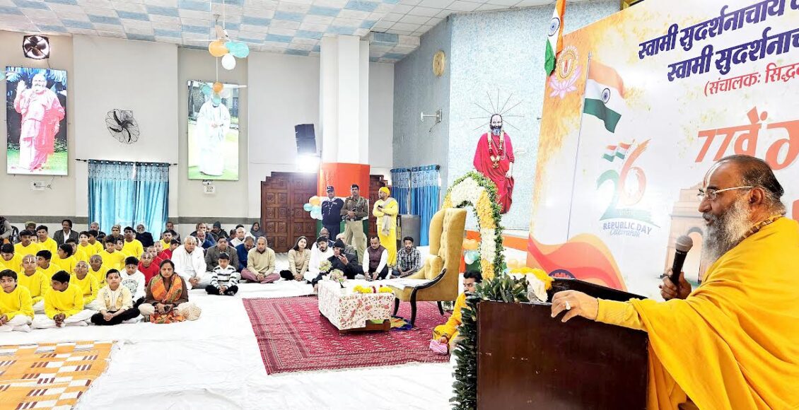 If everyone works together to build the nation, we will soon become the world leader: Swami Purushottamacharya