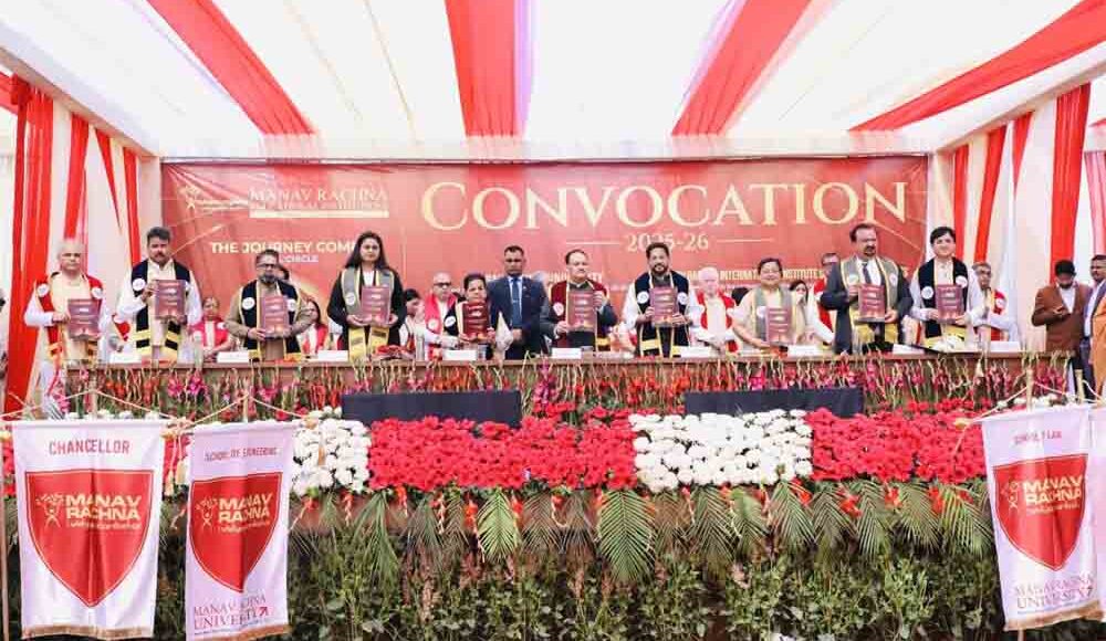 2,150 students awarded degrees at Manav Rachna: Union Minister J.P. Nadda mentions increase in the number of AIIMS from 6 to 23