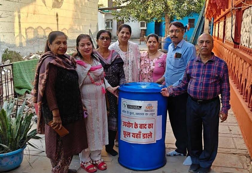 Pilot initiative launched to manage temple flowers