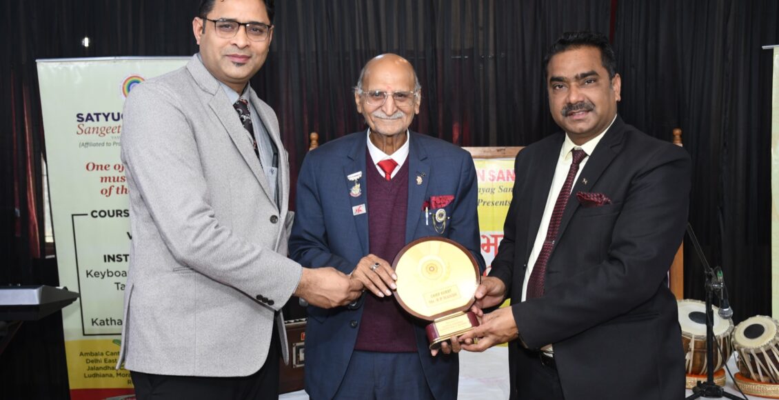 Satyug Darshan Sangeet Kala Kendra is imparting spiritual knowledge along with classical music to the children _ RP Hans